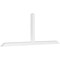Ekena Millwork Portland Architectural Grade PVC Gable Bracket, 108"W x 40 1/2"H x 4"D x 4"F, 9/12 Pitch GBP108X41X0404POR00 - alternate 1